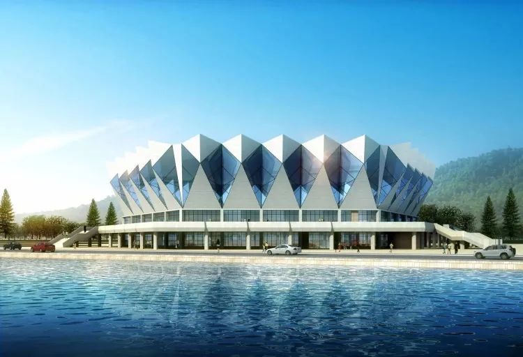 Dirancang Wangun Steel Konstruksi Stadion