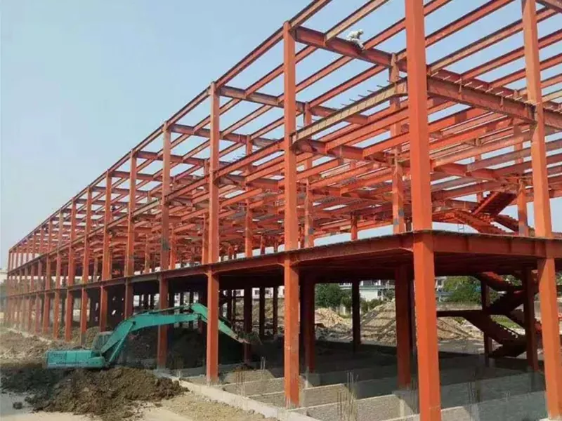 Ecofriendly Steel pigura Konstruksi Gudang