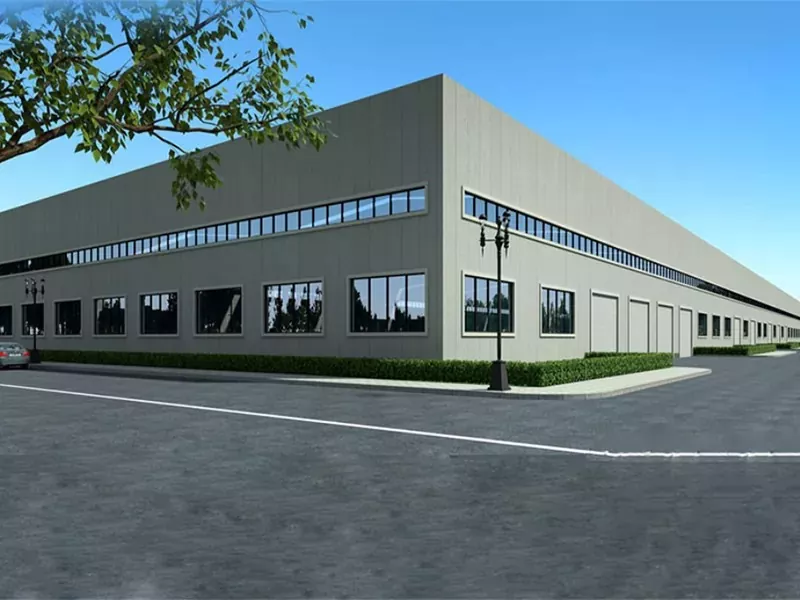 Ecofriendly Steel Gudang Bengkel Struktur Steel