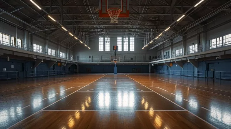 Indoor Baskét sarena Steel Konstruksi