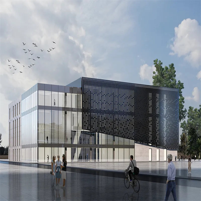 Aula Pameran lampu Steel Konstruksi