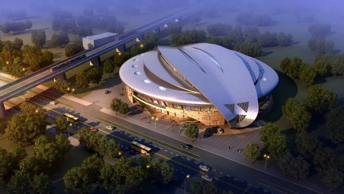 Stadion Steel ngawangun husus lampu