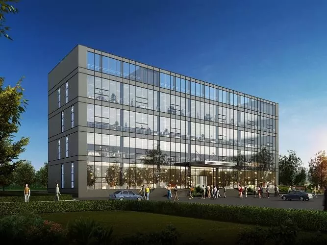 Gedong Kantor Baja Prefabricated Modern