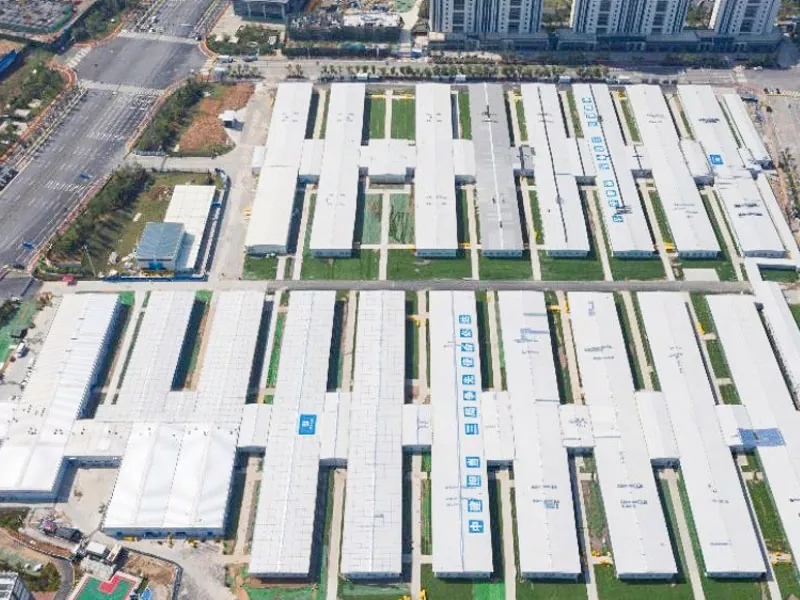 Gedong Rumah Sakit Struktur Baja Modular