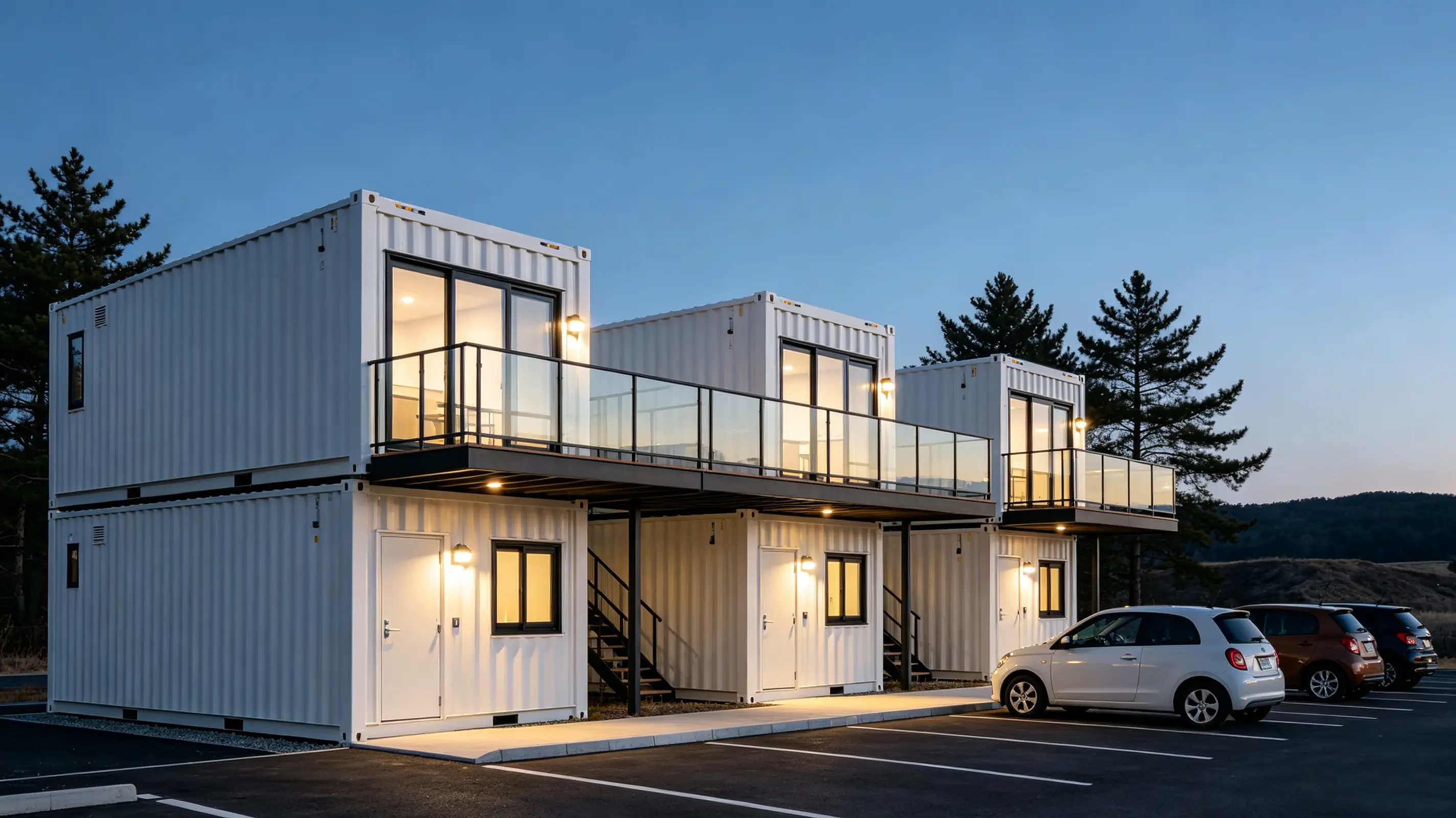 konstruksi motel wadahna prefabricated