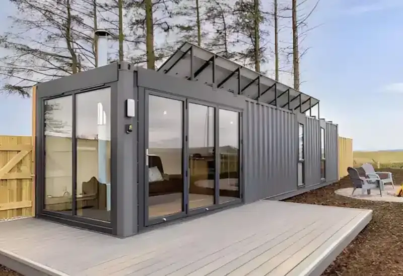 Hiji-unit Wadahna House Steel Konstruksi