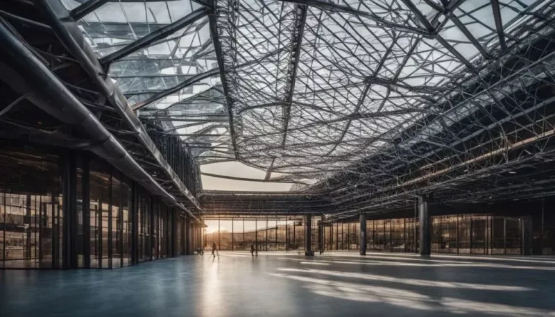 Spasi Grid Steel pigura Stasion
