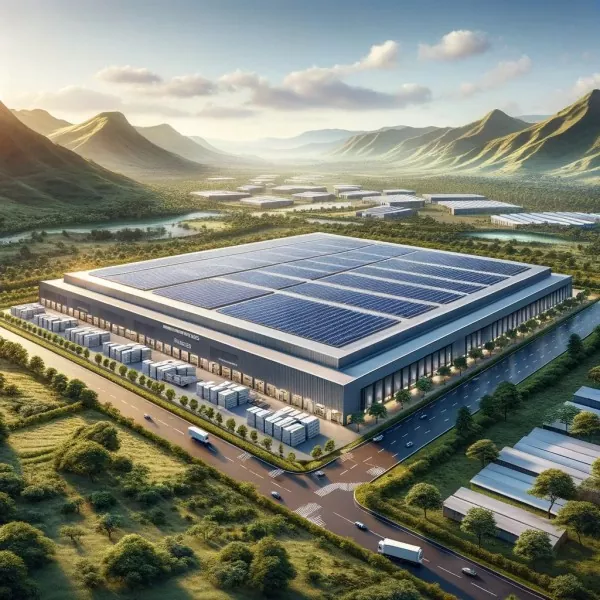 Steel Photovoltaic Integrated Gudang