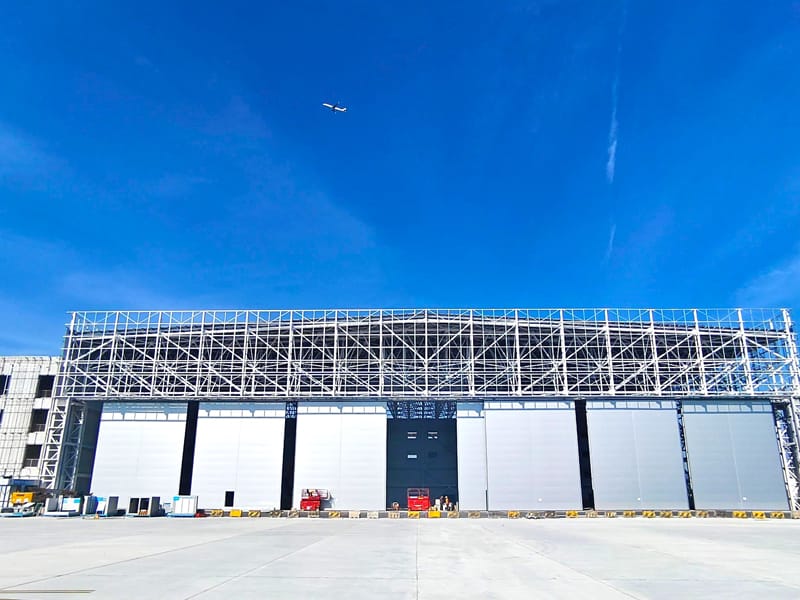 Struktur baja Aviation Sipil Hub hanggar