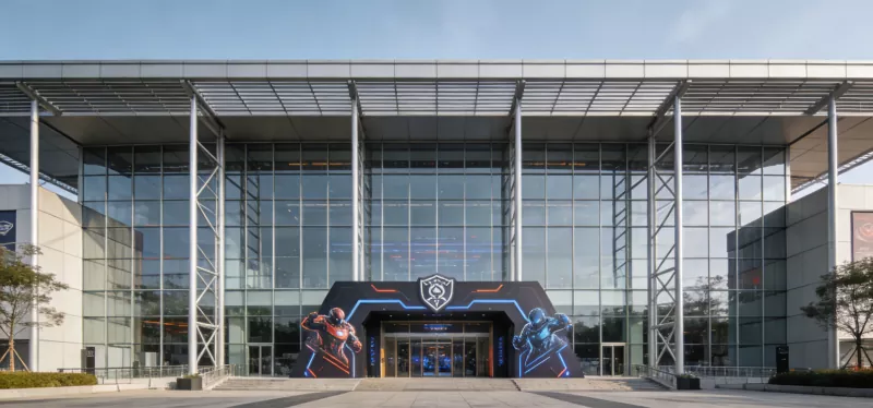 Struktur baja Electronic Olahraga sarena