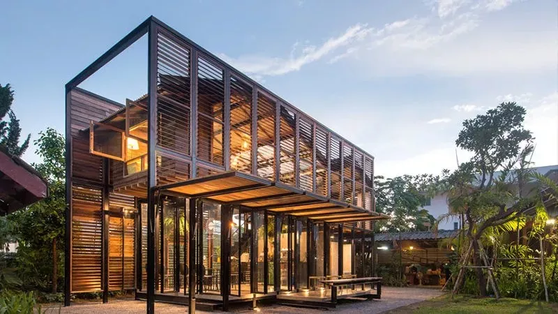 Struktur baja Modular hotél Gedong