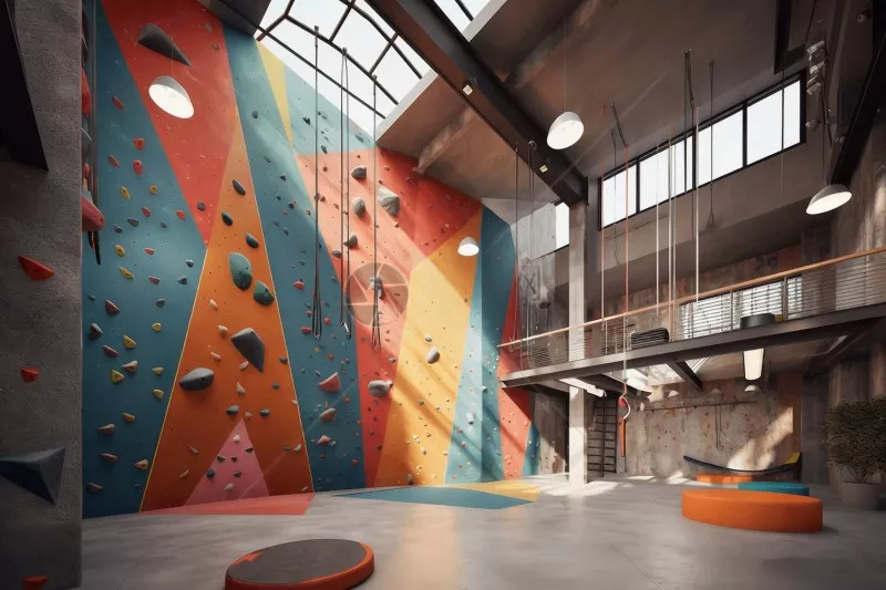 Baja terstruktur indoor climbing Gym